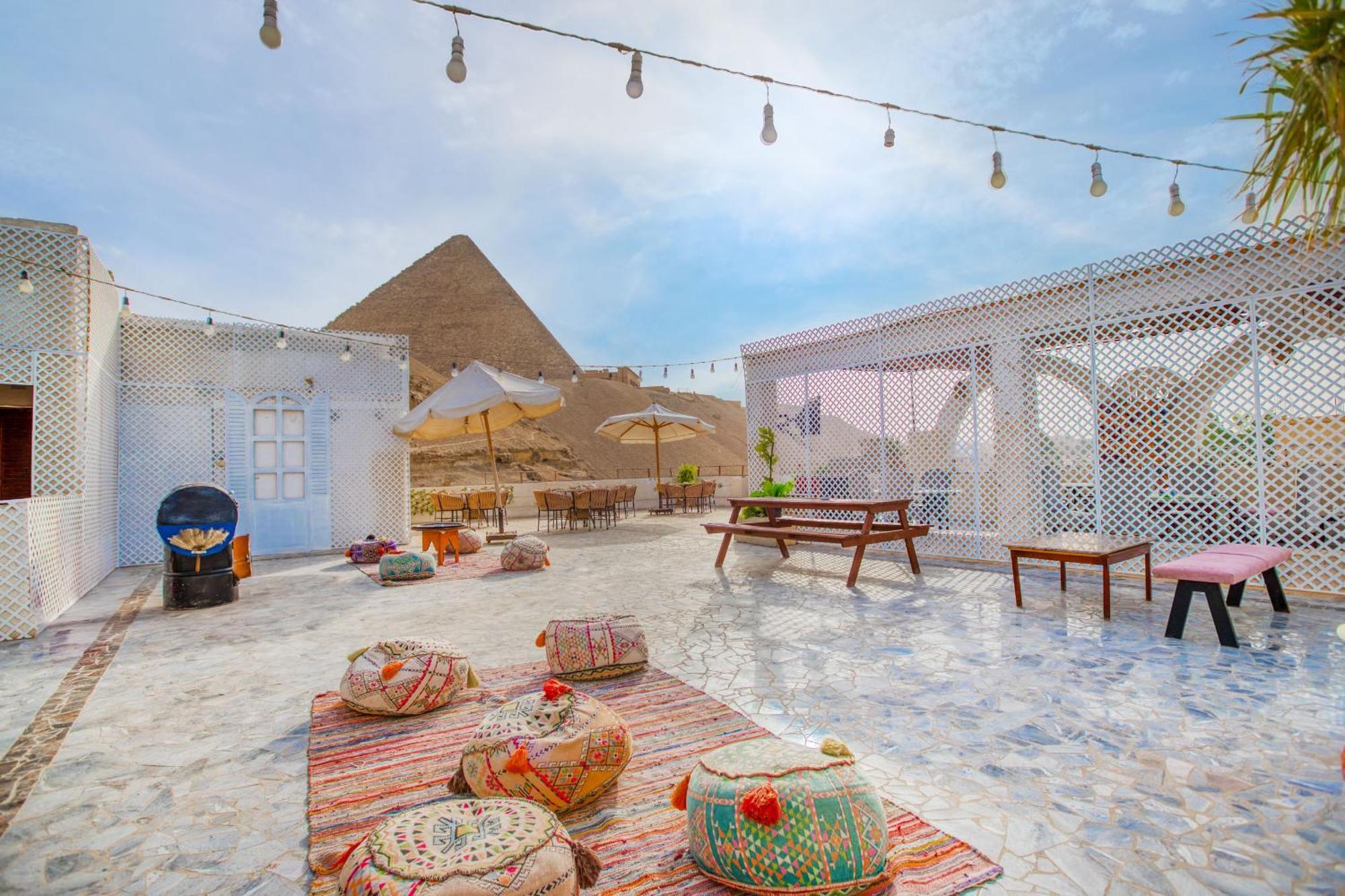 Villa Khufu Pyramids Hotel Kafret el-Gabal Zewnętrze zdjęcie