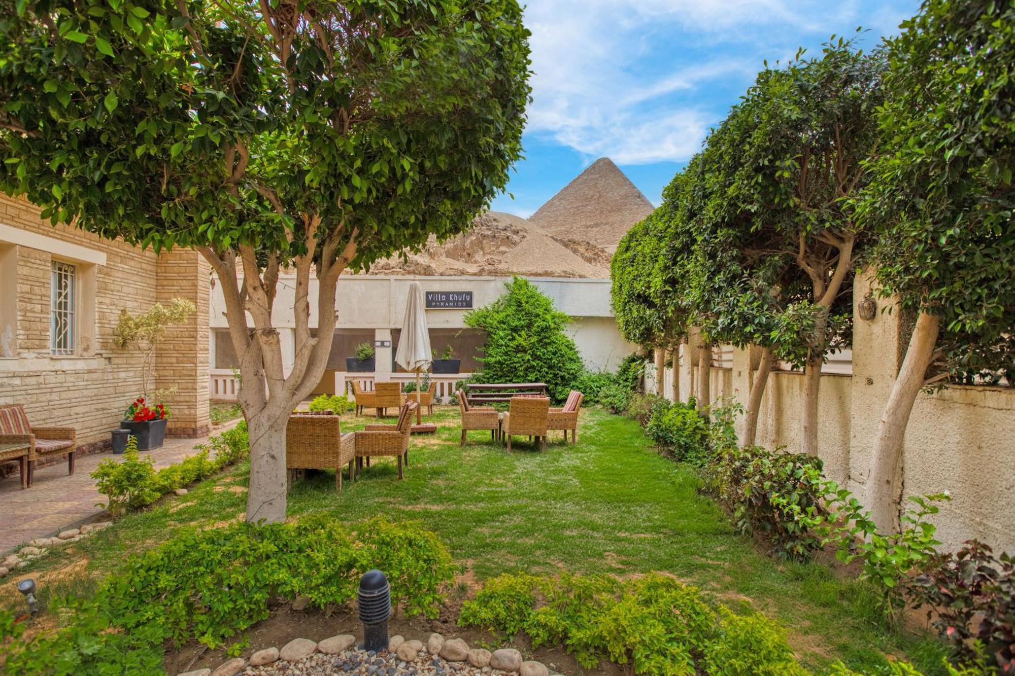 Villa Khufu Pyramids Hotel Kafret el-Gabal Zewnętrze zdjęcie